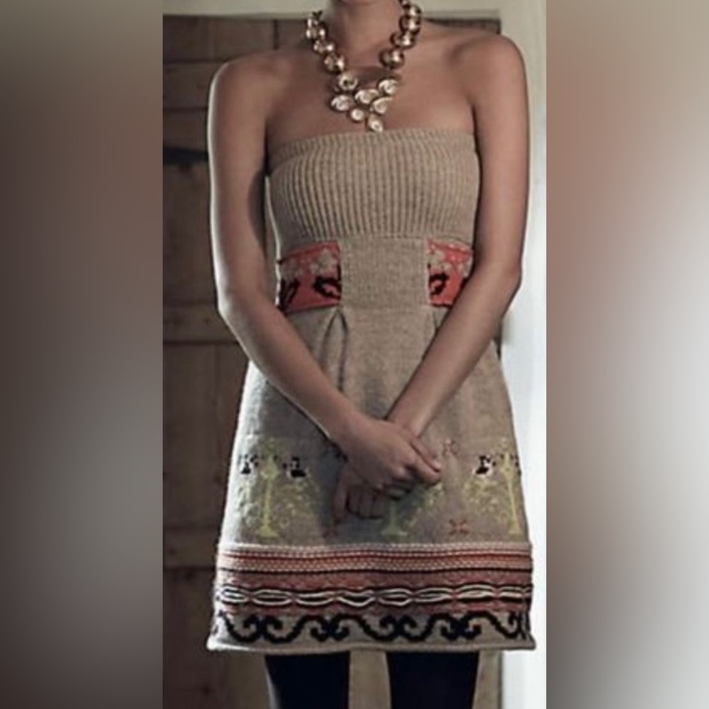 Anthropologie Sleeping On Snow Wool Dress Women’s
